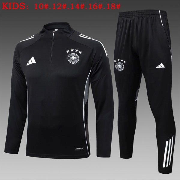 Ninos Sudadera De Training Alemania 2026/2027 Negro